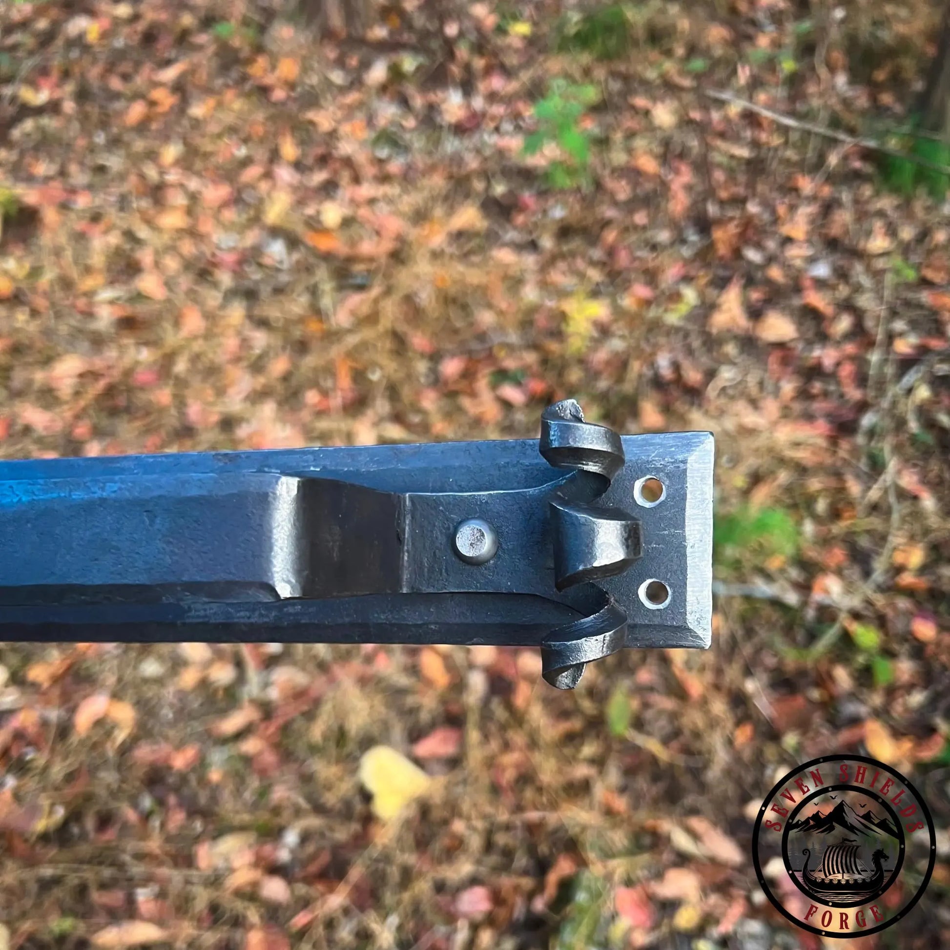 Rustic Forged Towel Holder