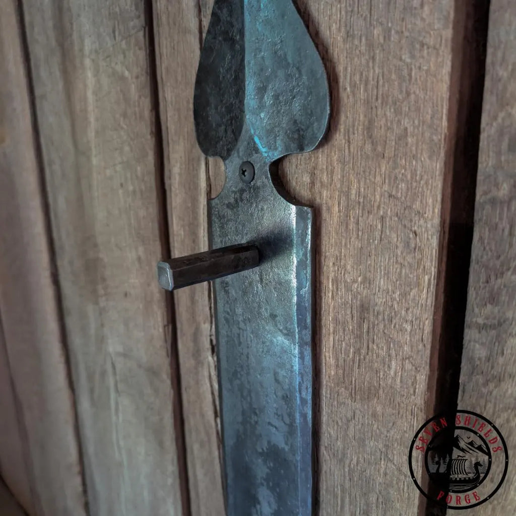 Rustic Forged Skull Mount