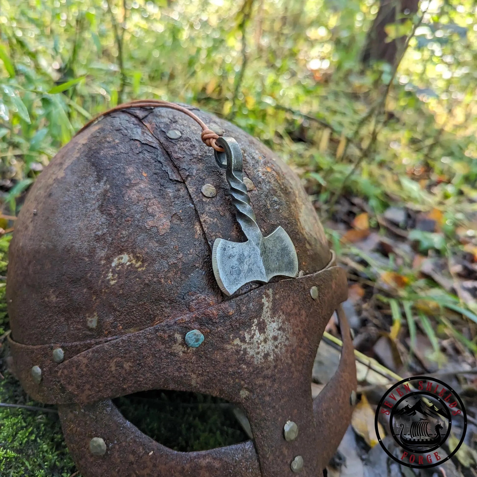 Double Sided Axe Pendant