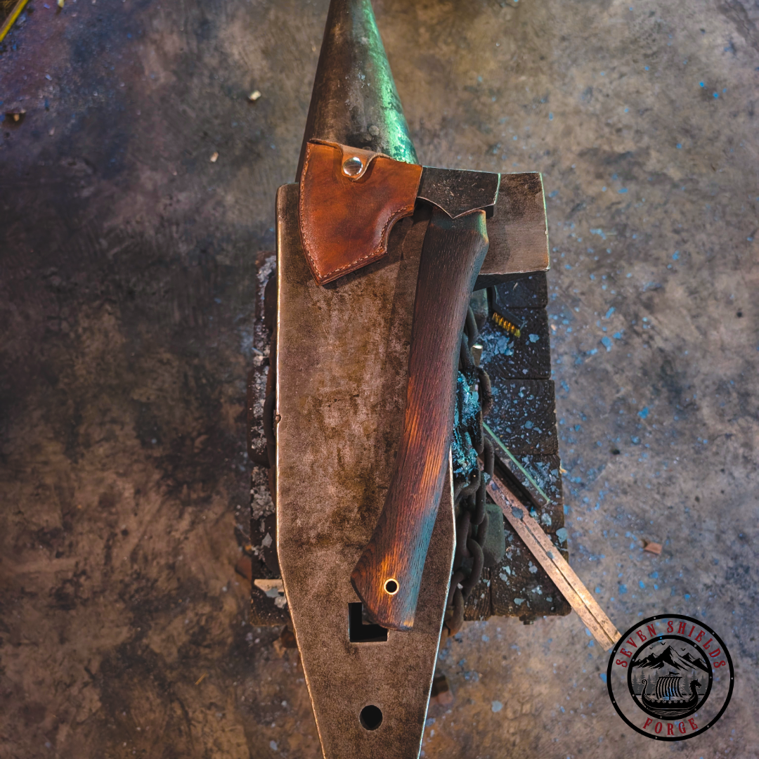 Bearded bushcraft axe