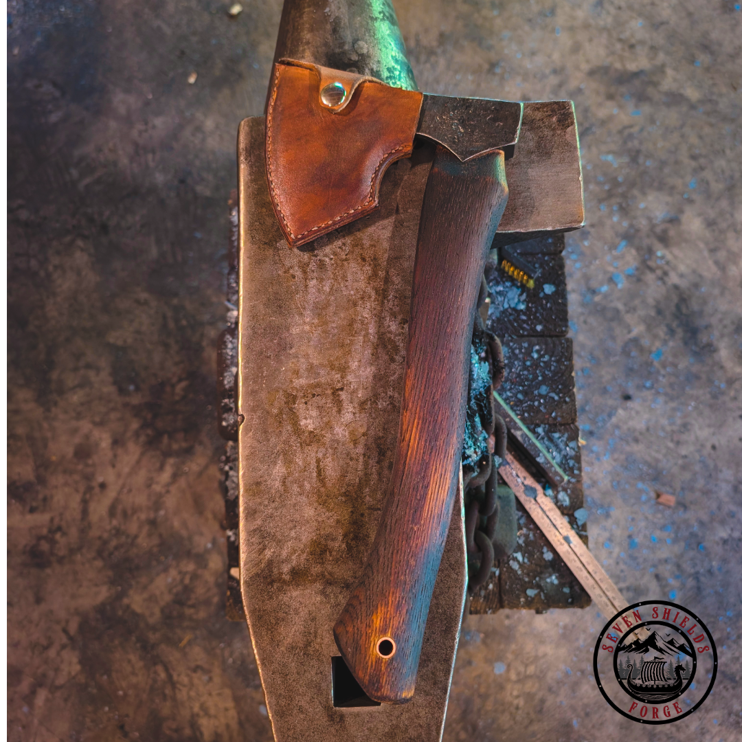 Bearded bushcraft axe