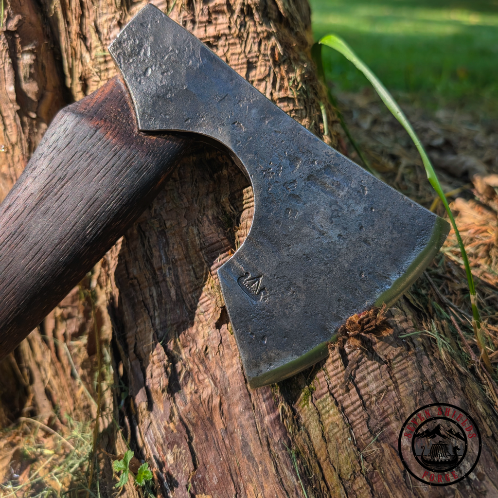 Bearded bushcraft axe