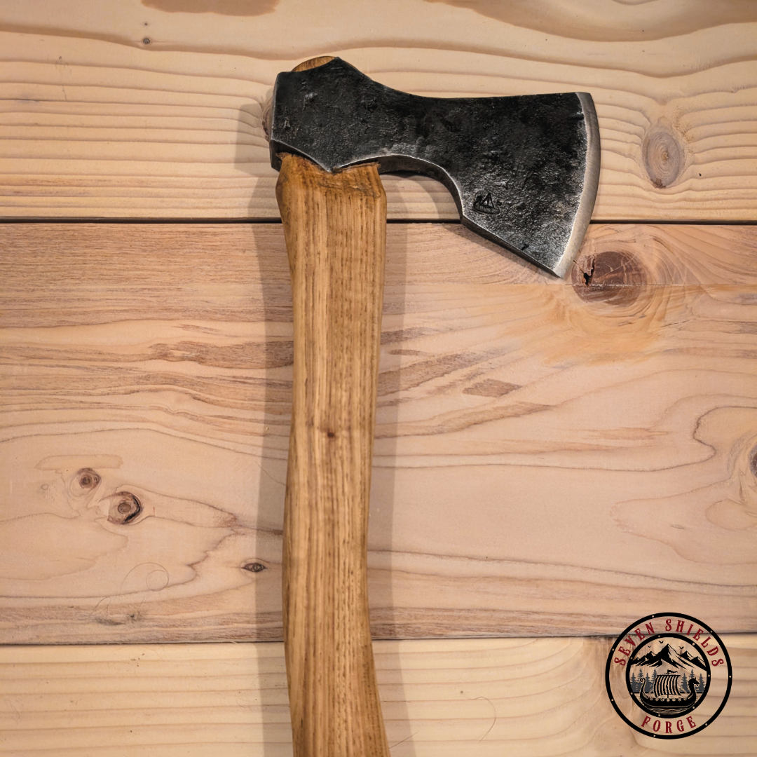 Forged bearded hatchet