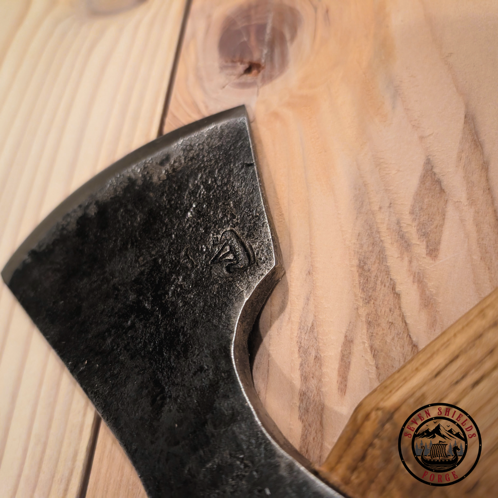Forged bearded hatchet