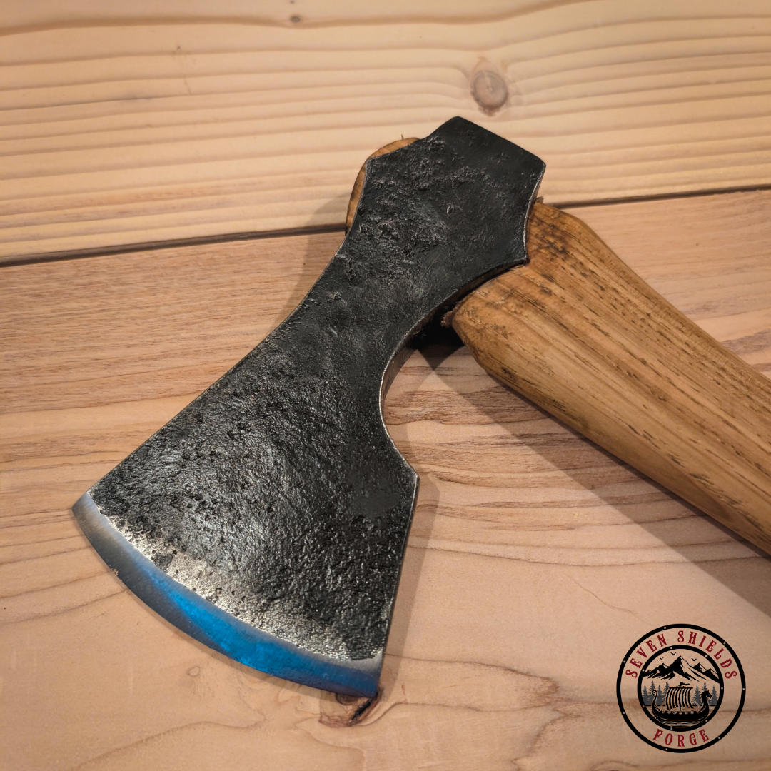 Forged bearded hatchet