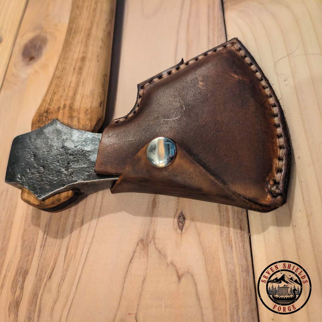 Forged bearded hatchet