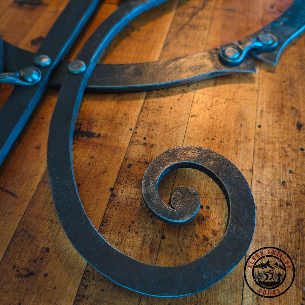 Forged Iron compass rose