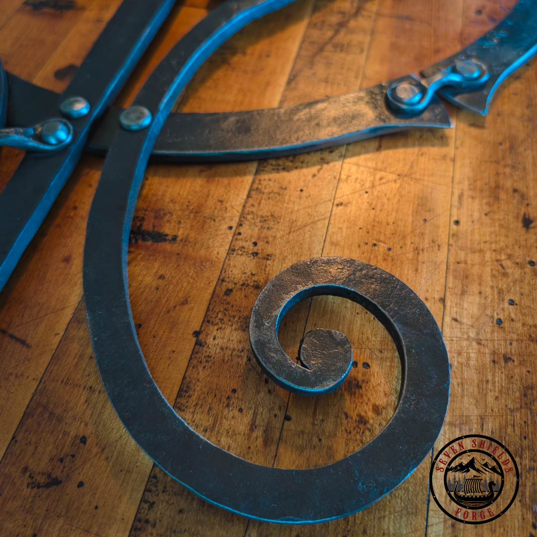 Forged Iron compass rose