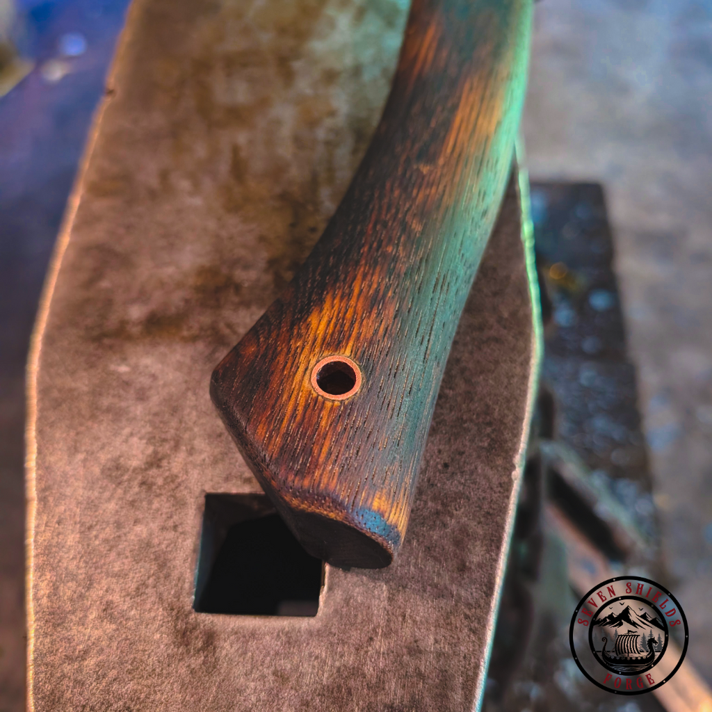 Bearded bushcraft axe