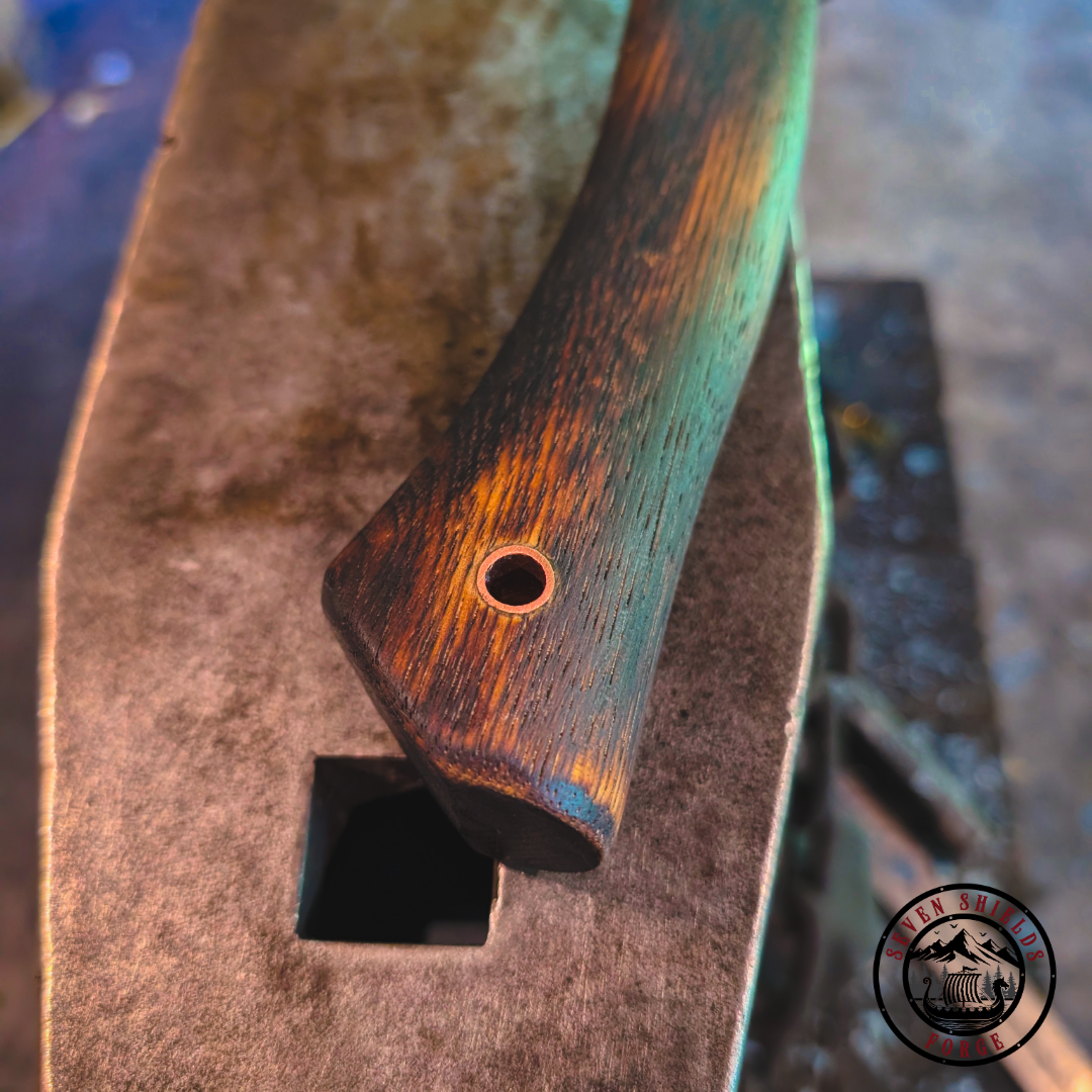 Bearded bushcraft axe