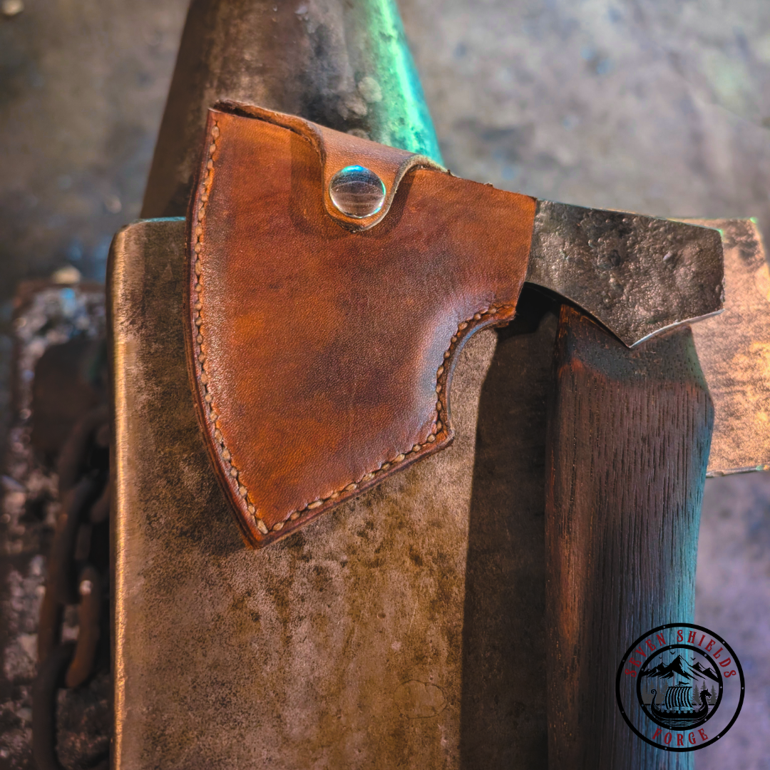 Bearded bushcraft axe