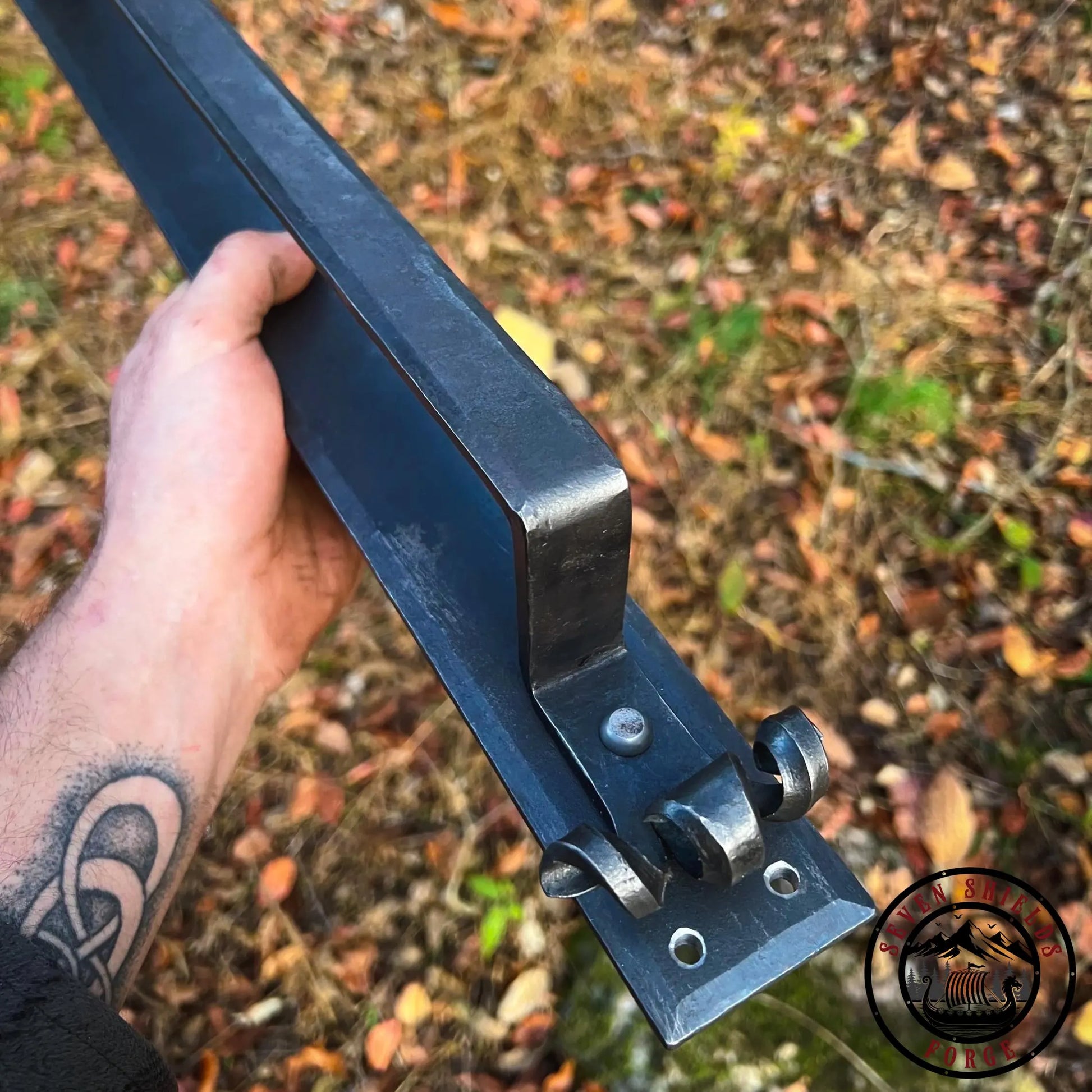 Rustic Forged Towel Holder