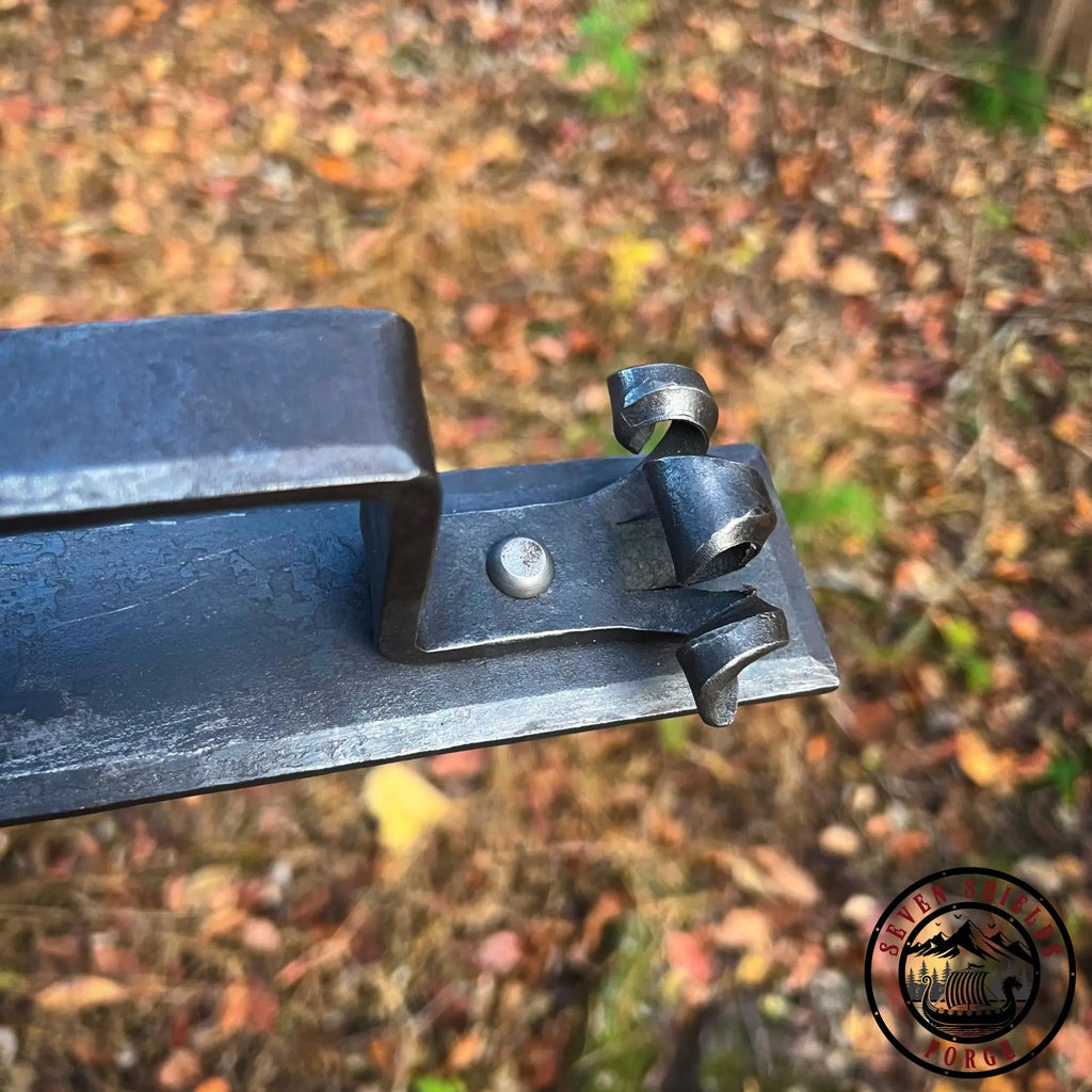 Rustic Forged Towel Holder