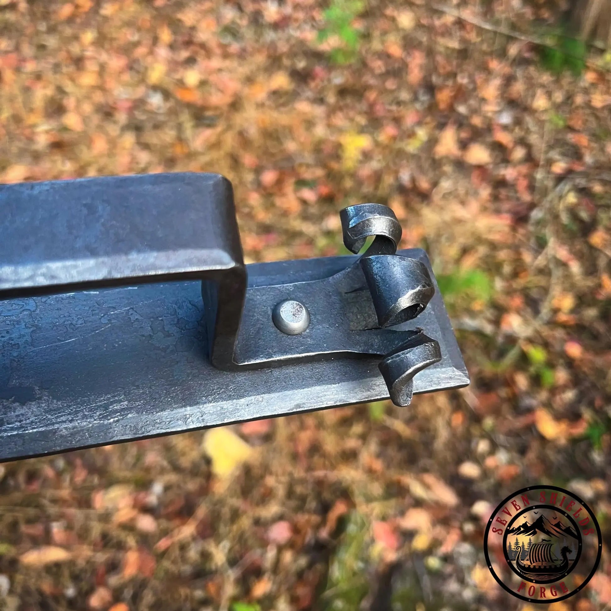 Rustic Forged Towel Holder